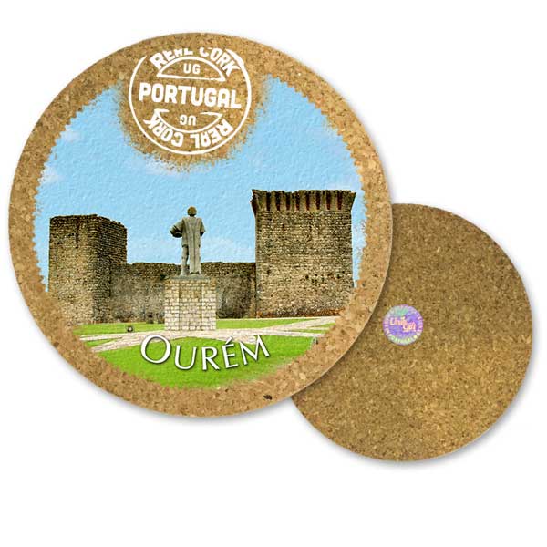 19cm cork round base