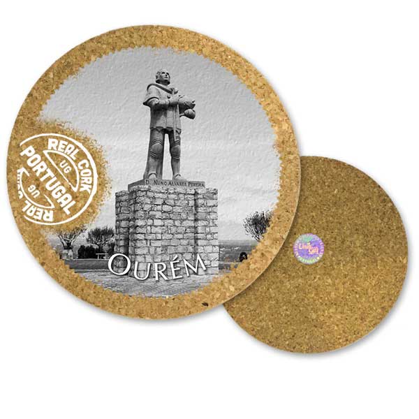 19cm cork round base