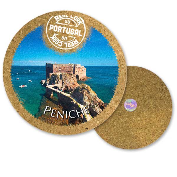 19cm cork round base