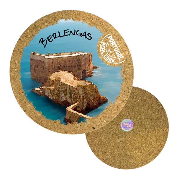 19cm cork round base