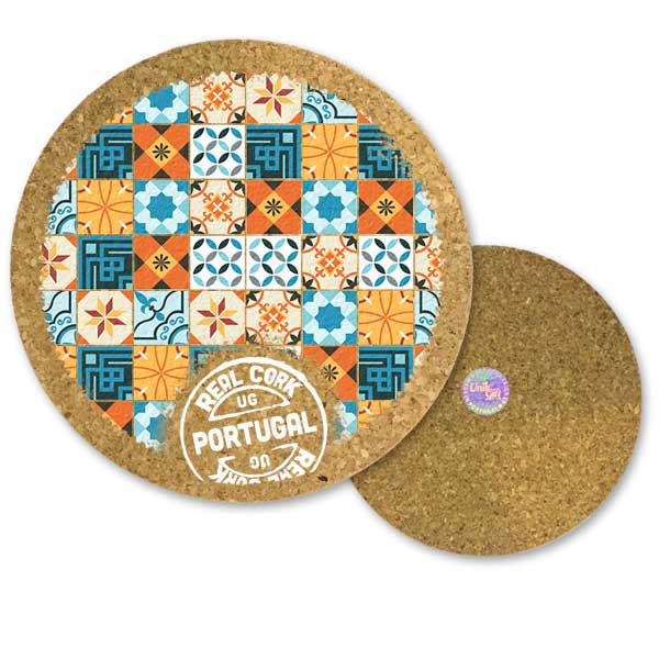 19cm cork round base