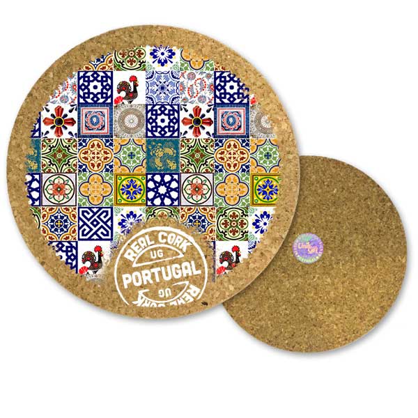 19cm cork round base