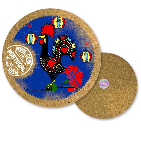 19cm cork round base