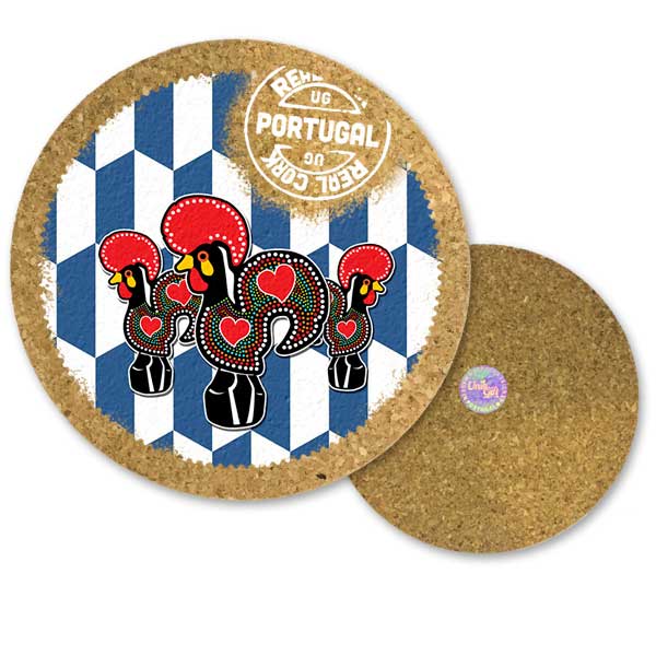 19cm cork round base