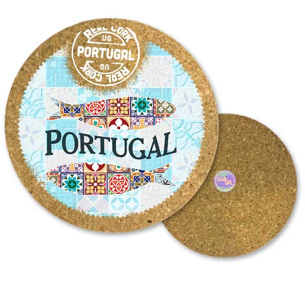 19cm cork round base