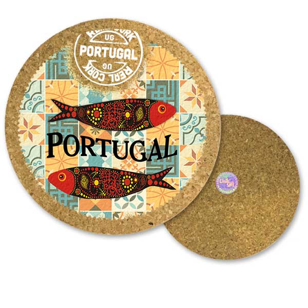 19cm cork round base