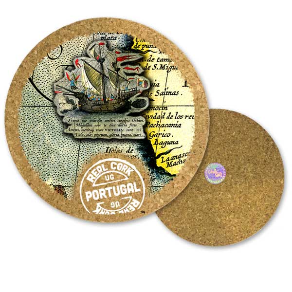 19cm cork round base