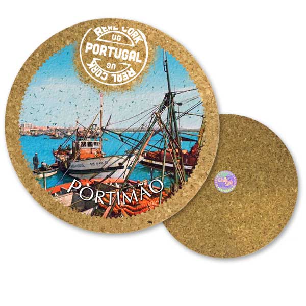 19cm cork round base