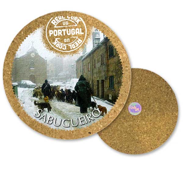 19cm cork round base