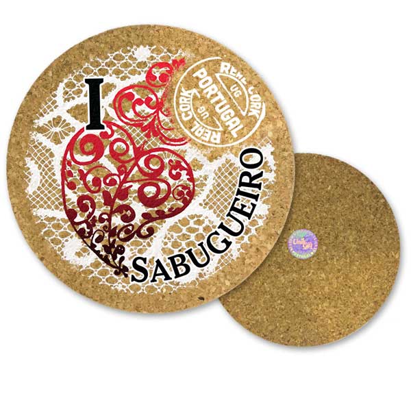 19cm cork round base