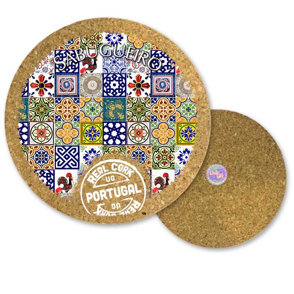 19cm cork round base