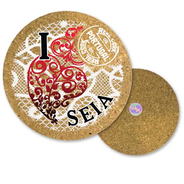 19cm cork round base