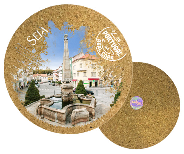 19cm cork round base