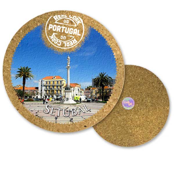 19cm cork round base