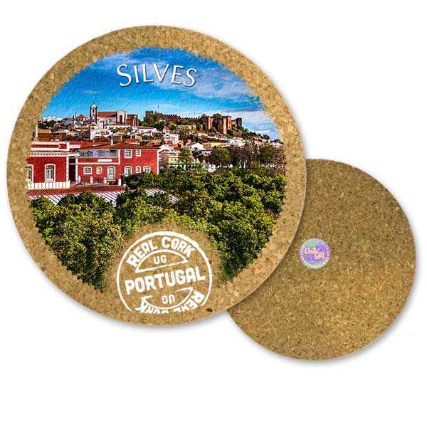 19cm cork round base