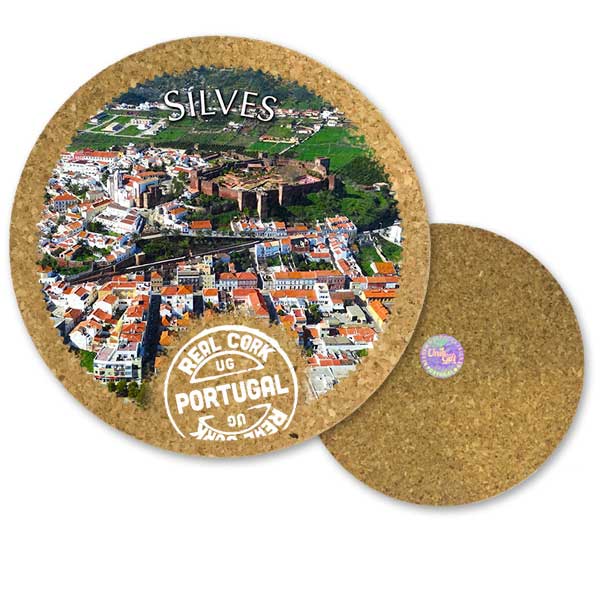 19cm cork round base