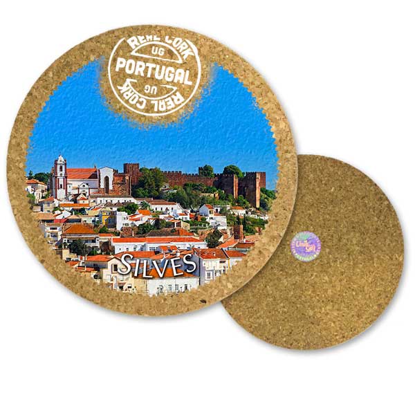 19cm cork round base