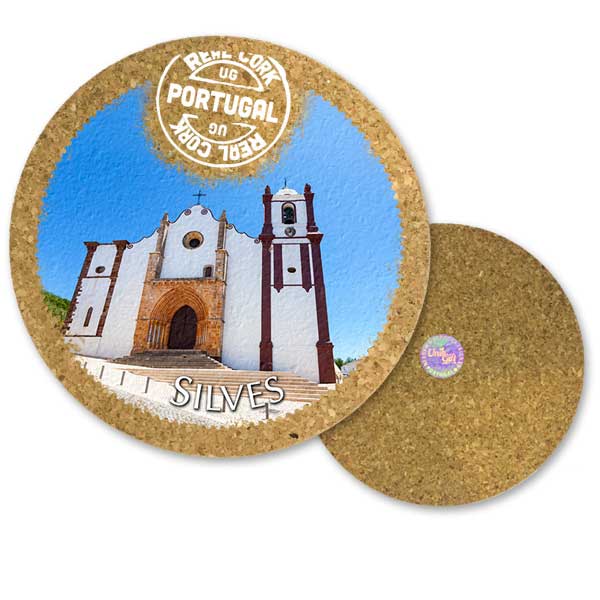 19cm cork round base