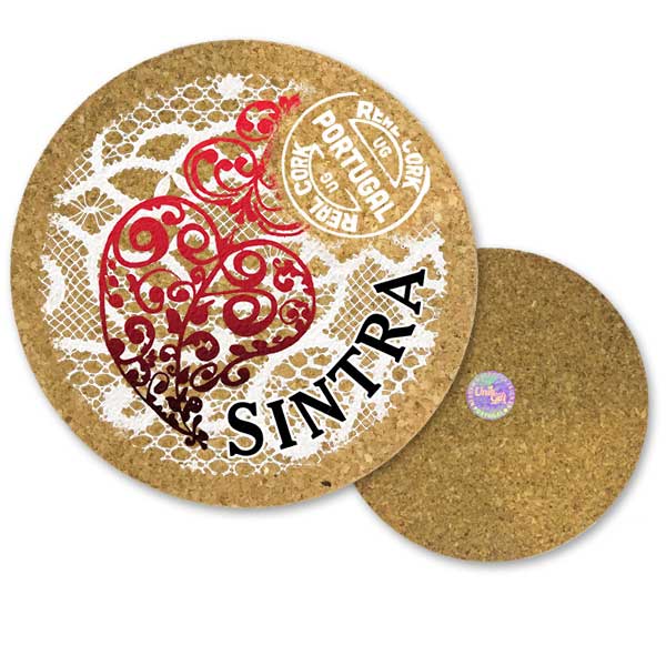 19cm cork round base