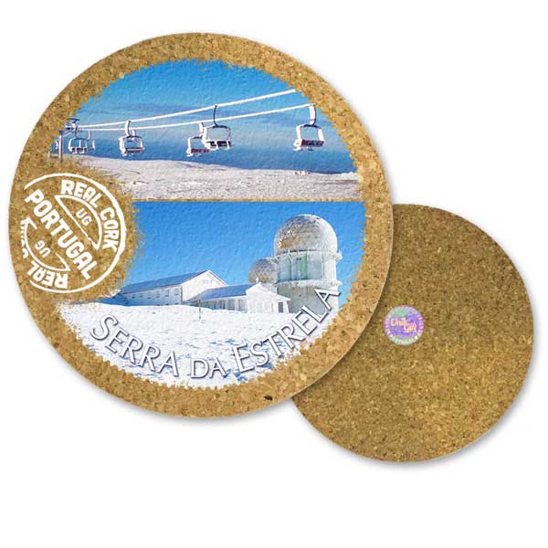 19cm cork round base