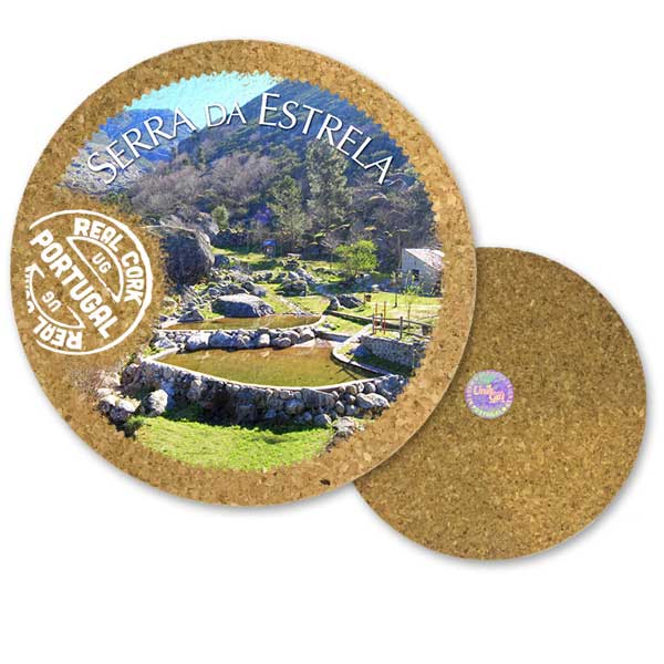 19cm cork round base