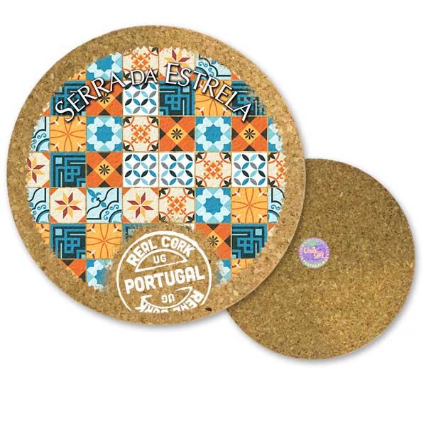 19cm cork round base