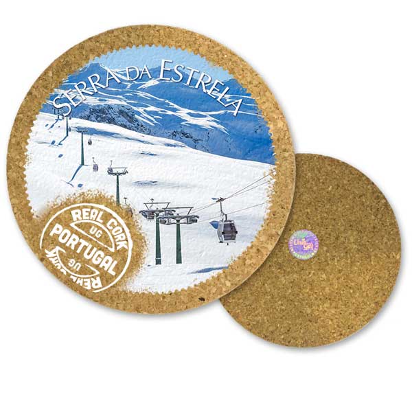 19cm cork round base