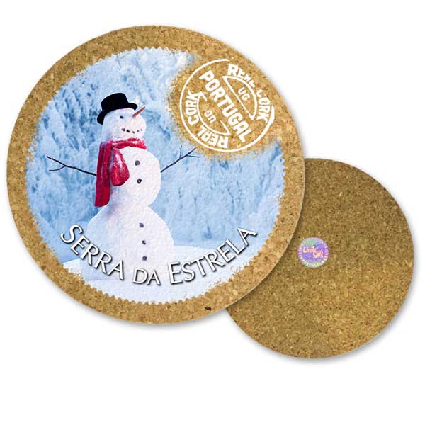 19cm cork round base