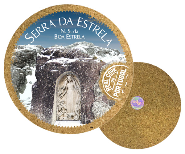 19cm cork round base