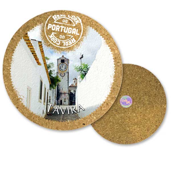 19cm cork round base