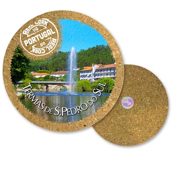 19cm cork round base