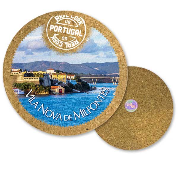 19cm cork round base