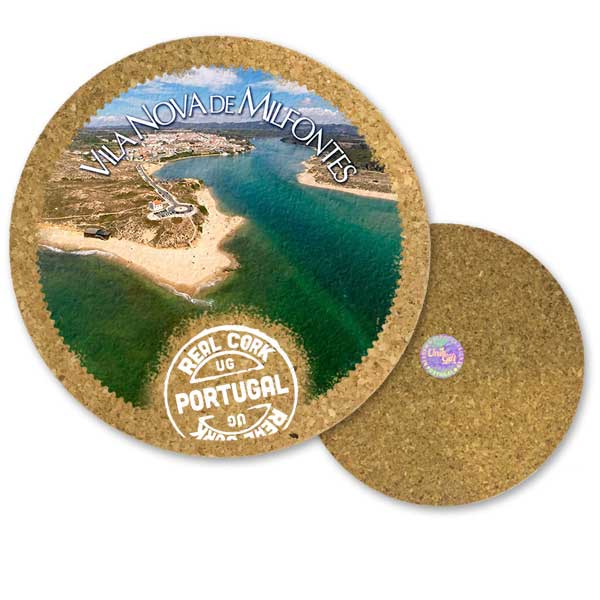 19cm cork round base