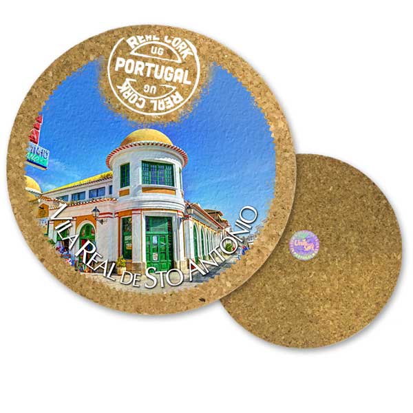 19cm cork round base