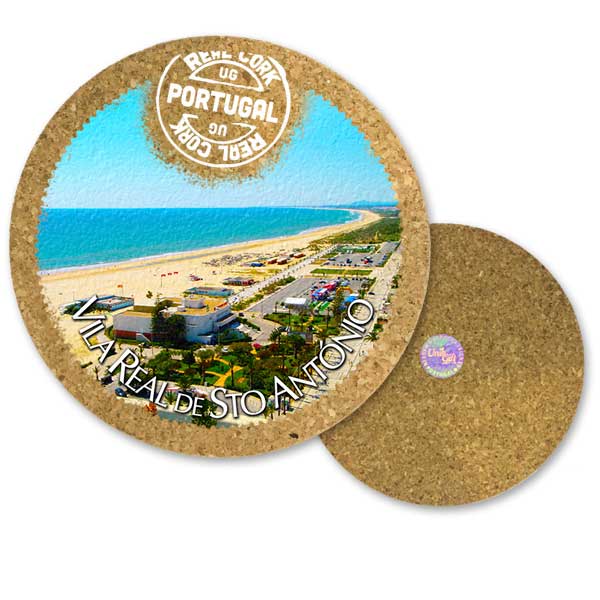 19cm cork round base