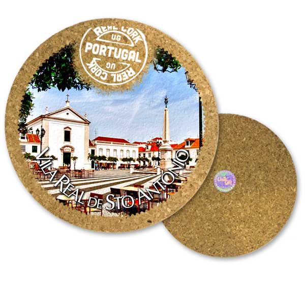 19cm cork round base