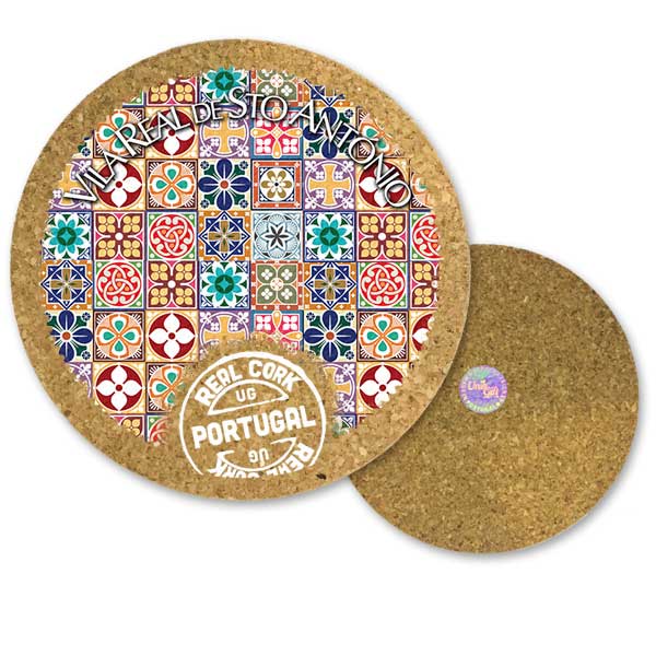 19cm cork round base