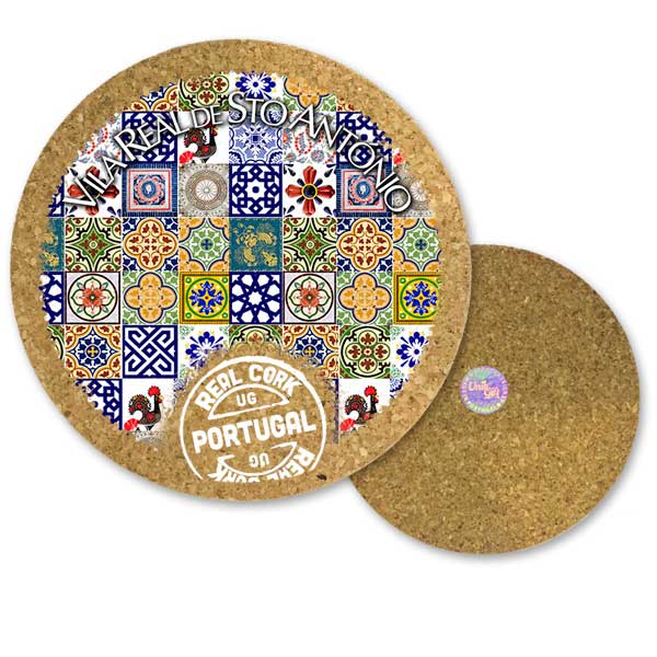 19cm cork round base