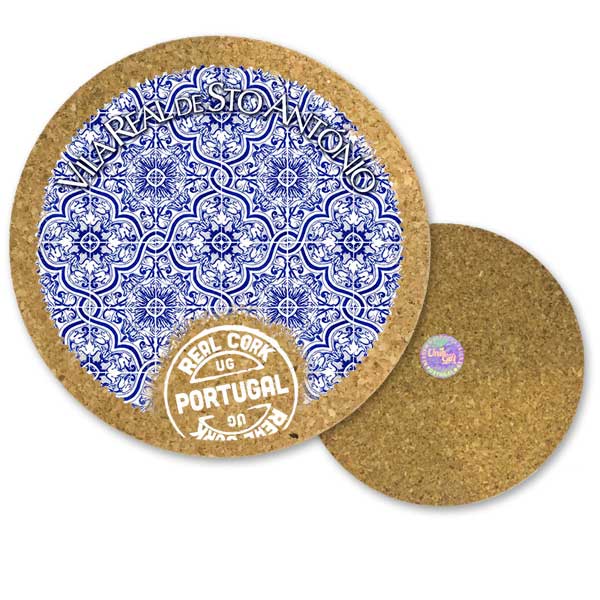 19cm cork round base