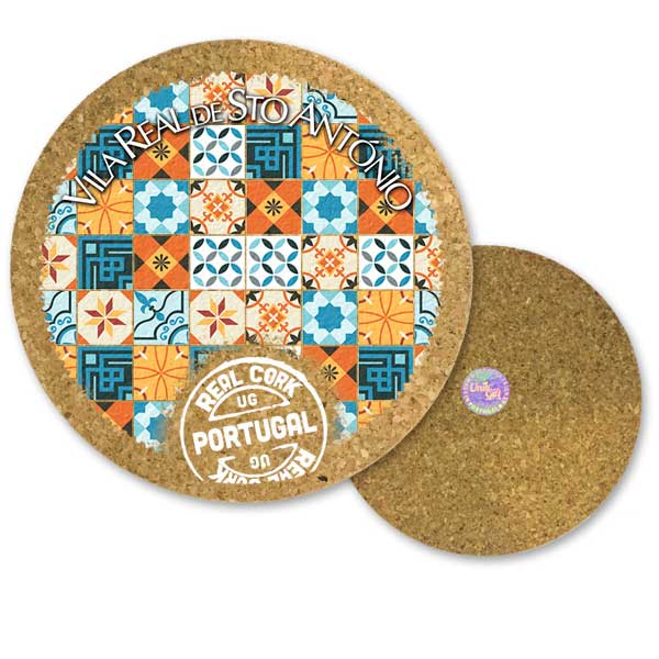 19cm cork round base