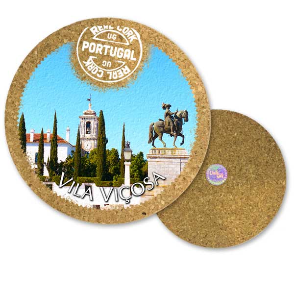 19cm cork round base