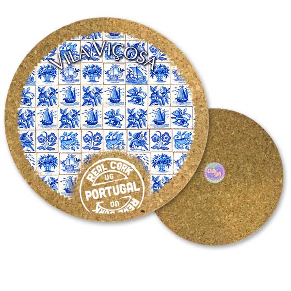 19cm cork round base