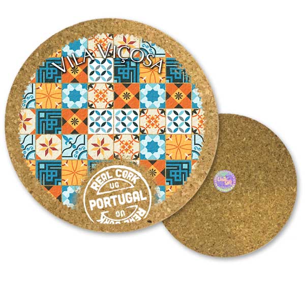 19cm cork round base