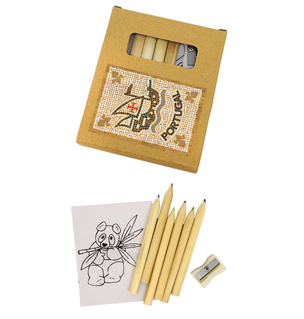 Square pencil box