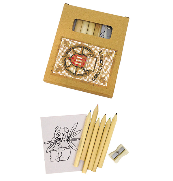 Square pencil box