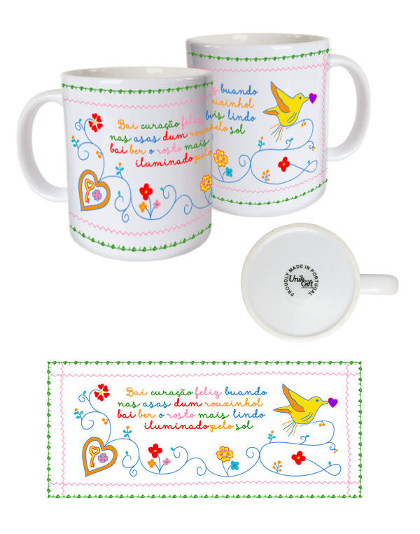 White ceramic mug
