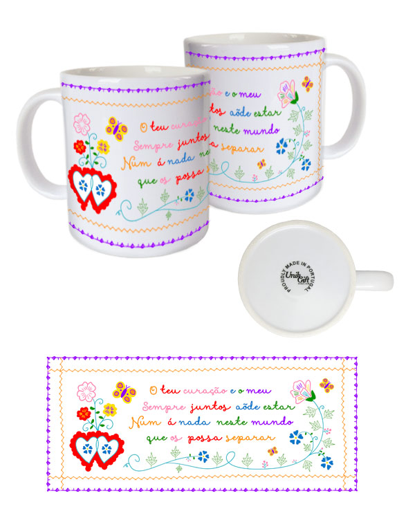 White ceramic mug
