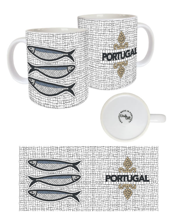 White ceramic mug