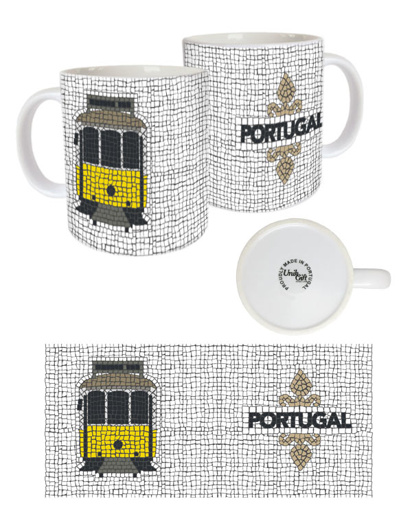 White ceramic mug