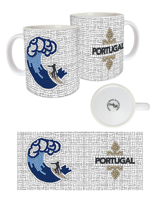 White ceramic mug